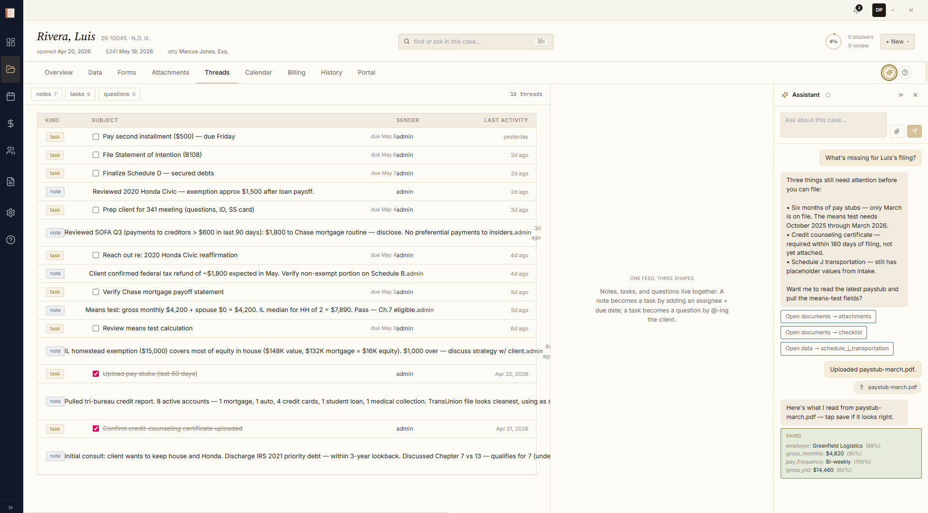 Credit report import auto-fill preview